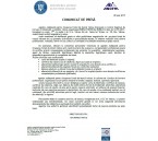 COMUNICAT DE PRESĂ